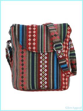 Denim Crossbody Bag Handmade Boho Hobo Travel Purse